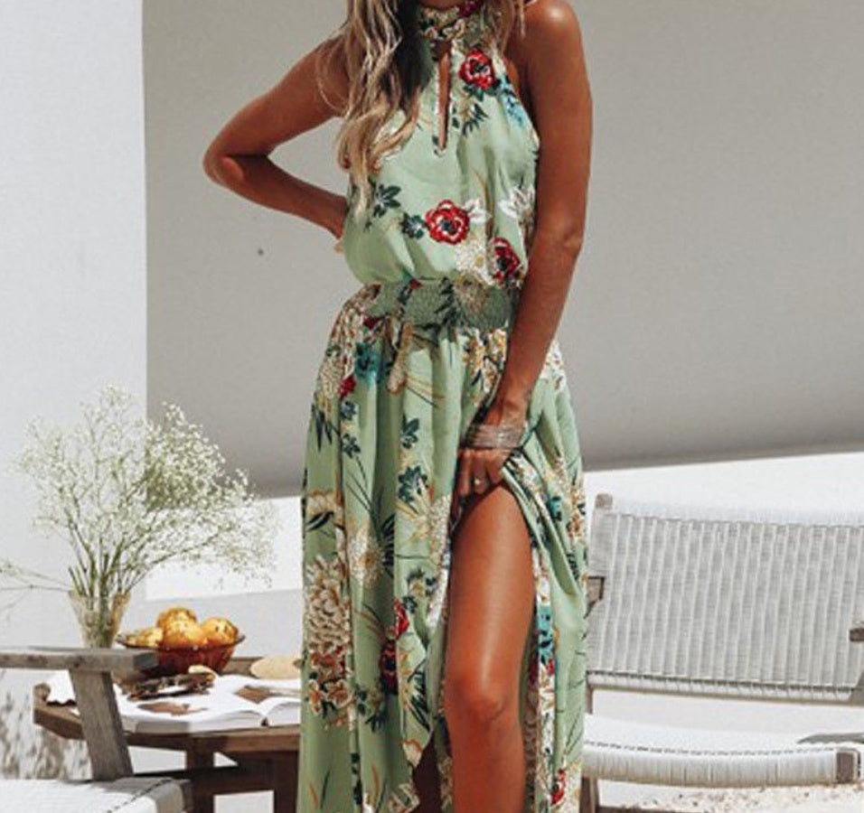 Robe de plage tendance européenne eBay AliExpress robe explosion robe style bohème