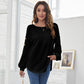 Ladies Casual Lantern Breasted European And American T-Shirt