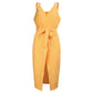 Solid color sleeveless dress