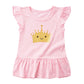 Hauts d'été pour filles, jupes et robes pour enfants de petite et moyenne taille