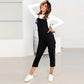 Sleeveless straps jumpsuit