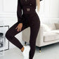Women's Waist Girdle Sports Hooded Suit
