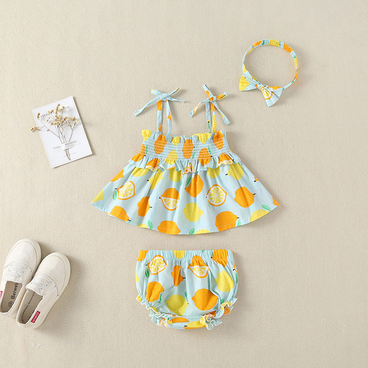 Robe à bretelles Lemon Girls