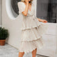 Fairy Cascading Ruffle Dress