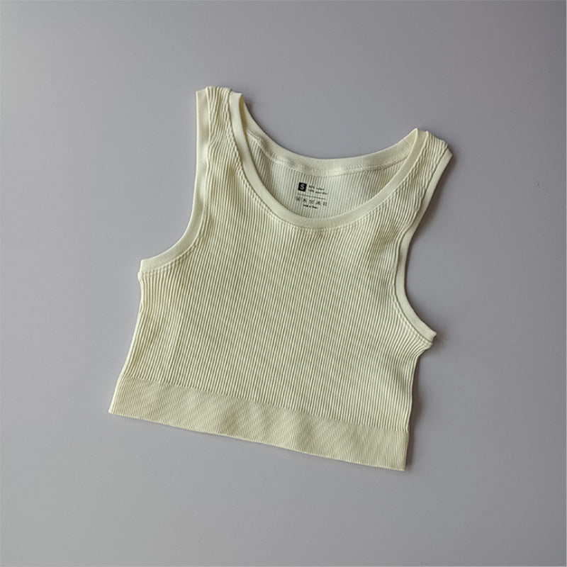 Seamless Single-layer Sports I-shaped Vest Women's Quick-drying Running