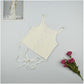 Strapless vest back hollow tie