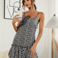 Summer New Polka Dot Sling Ruffle Dress