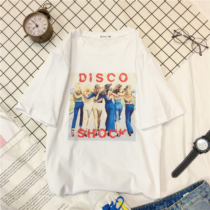 Summer loose short sleeve t-shirt