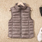 Lightweight down jacket women's Vest Short Size Large