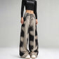 Pants Women's Design Sense Niche Street Vibe Retro Loose Tie-dyed Wide-leg Jeans