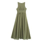 Elegance Sleeveless Ruffled Dress