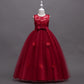 Mesh Girls Evening Gown Wedding Dress