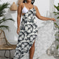 Plus Size Women's Non-positioning Printed One-piece Beach Dress