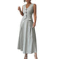 Vest Skirt Two-piece Set Striped Dress Suit For Women