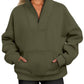 Women's Casual Loose Fleece Thread Top