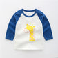 T-shirt à manches longues en coton pour bébé