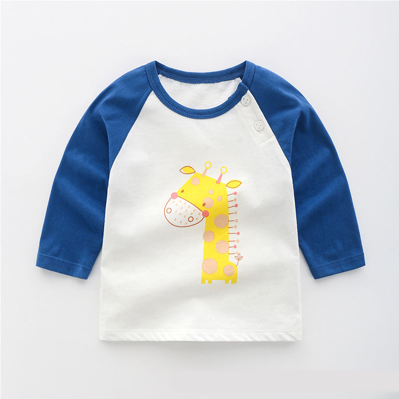 T-shirt à manches longues en coton pour bébé