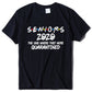 Lettered round neck printed short sleeve