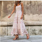 Women's Sling Bohemian Printed Mid-length Dress