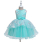 Robe de princesse avec nœud en dentelle