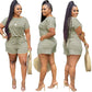 Fashion classic striped bow casual home jumpsuit