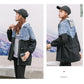 Veste patchwork en jean 