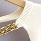 Sweet Cool Spice Design Chain Ladies Blouse