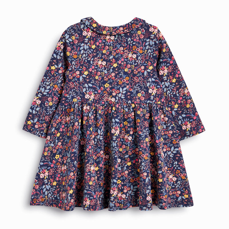 Jupe fleurie en tricot
