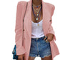 Women's Temperament Professional Casual Women's Solid Color Long Sleeve Small Suit Jacket