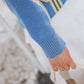 Pull jacquard à motif cactus simple et tendance pour enfant