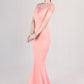 Fishtail evening dress