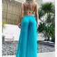 Women Beach Pants Cover Ups Swimwears Sided High Slit Snowfl