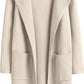 Women's Woolen Coat With Pockets Autumn And Winter Temperament  Slim Fit Mid Length Jacket Comfortable Casual Lapel Coats