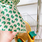 Green Polka Dots Peter Pan Collar Fashionable Princess Dress