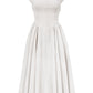 Backless Crew-neck Sleeveless Tank Dress Womens Midi Dress