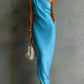 Elegant Satin Off-shoulder Draping Slim-fit Maxi Dress
