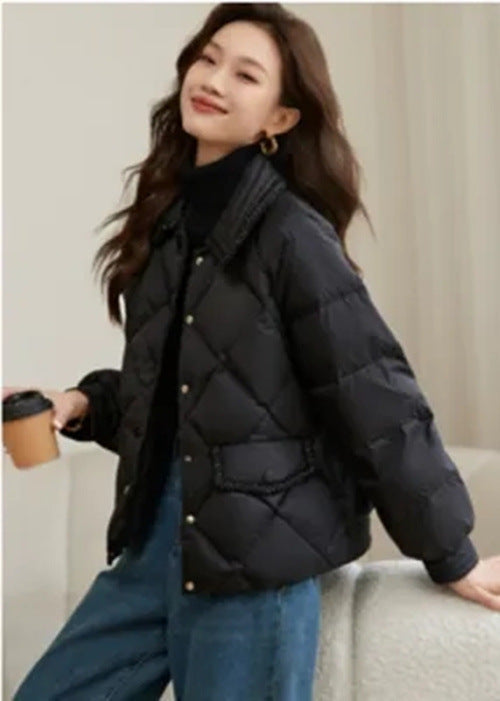 Lightweight Stitching Down Cotton-padded Jacket