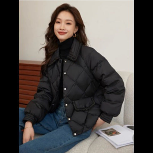 Lightweight Stitching Down Cotton-padded Jacket