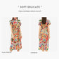 Robe mi-longue slim à imprimé graffiti pour femme