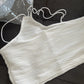 Split Irregular Hollow-out Shoulder Split Top
