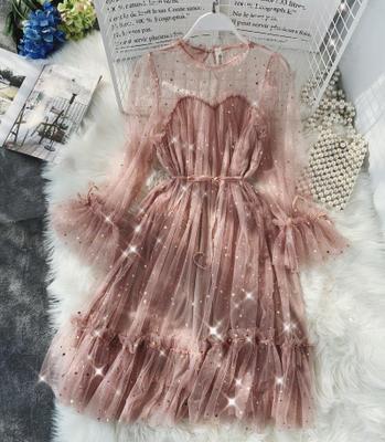 Gentle mesh star dress