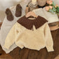 Nouvel ensemble cardigan-manteau pour fille
