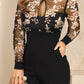Women's New Sale Lace Bronzing Jumpsuit