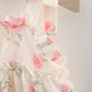 Printed Sleeveless Double-layer Cool Multi-layer Chiffon Princess Dress