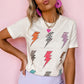 Women's Fashionable Loose Printed Pullover Short Sleeve Top
