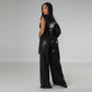 Autumn And Winter New Wide-leg Pants Solid Color Evening Dress Jumpsuit