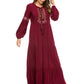 Robe simple brodée