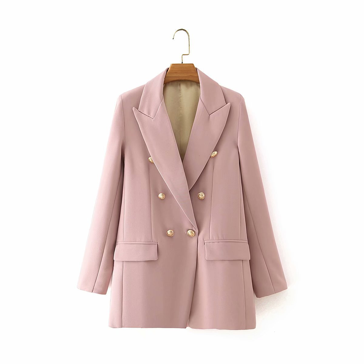 zipper jacket elegant thick warm women's coat