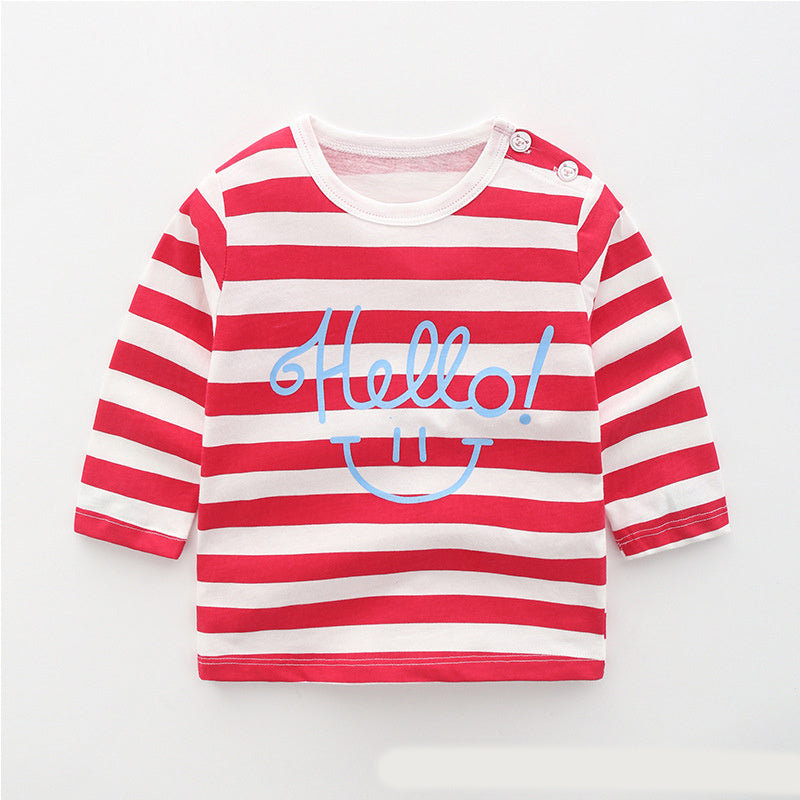 T-shirt à manches longues en coton pour bébé