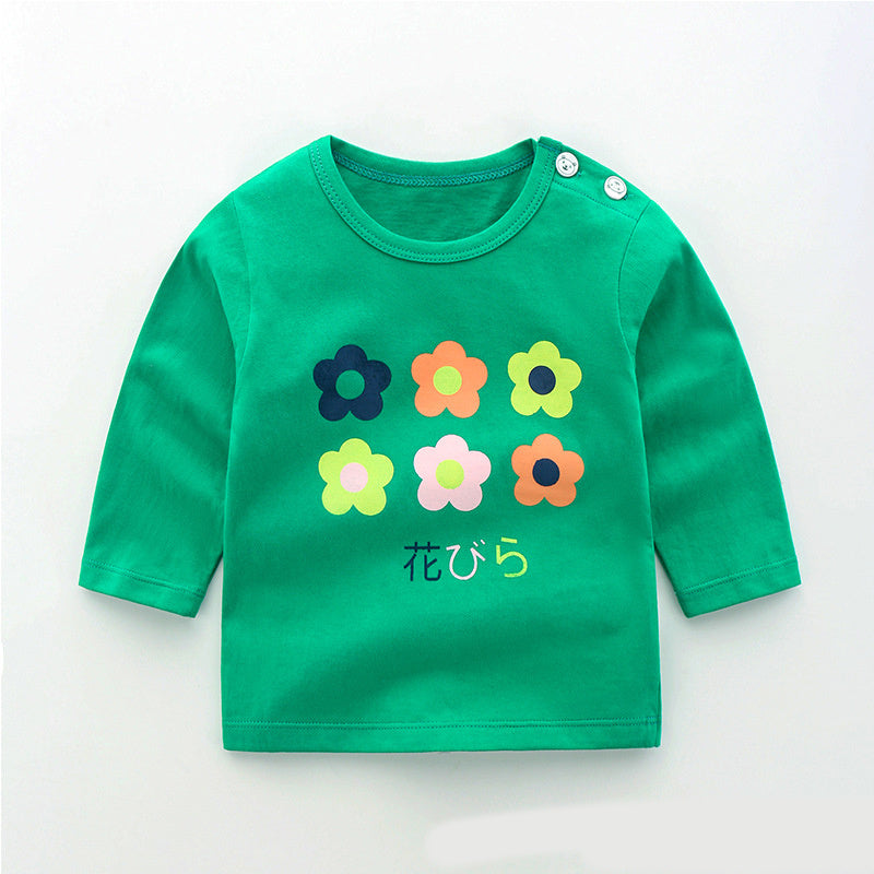 T-shirt à manches longues en coton pour bébé